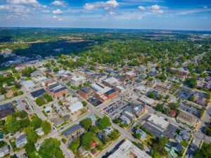 Greencastle Indiana From The Sky