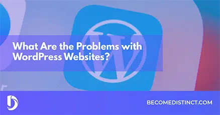 what are the problems with wordpress websites