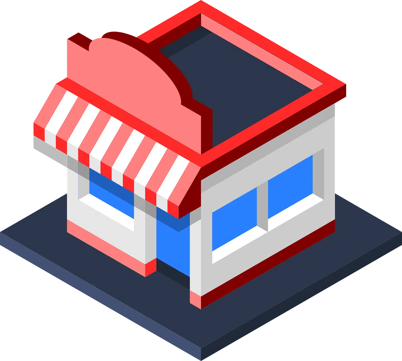3D store icon