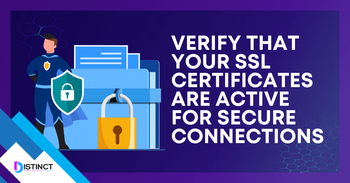 Verify That Your SSL Certificates Are Active for Secure Connections